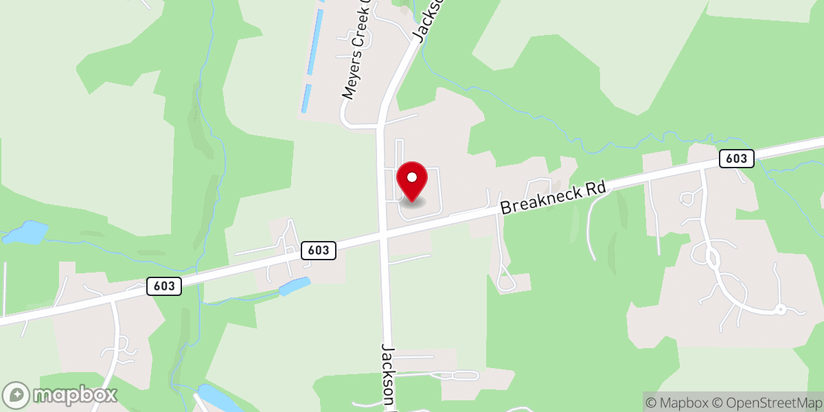 Map showing location of Fellowship Bible Church