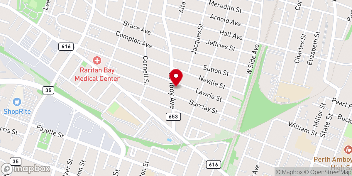 Map showing location of New Beginnings Deliverance Temple Inc