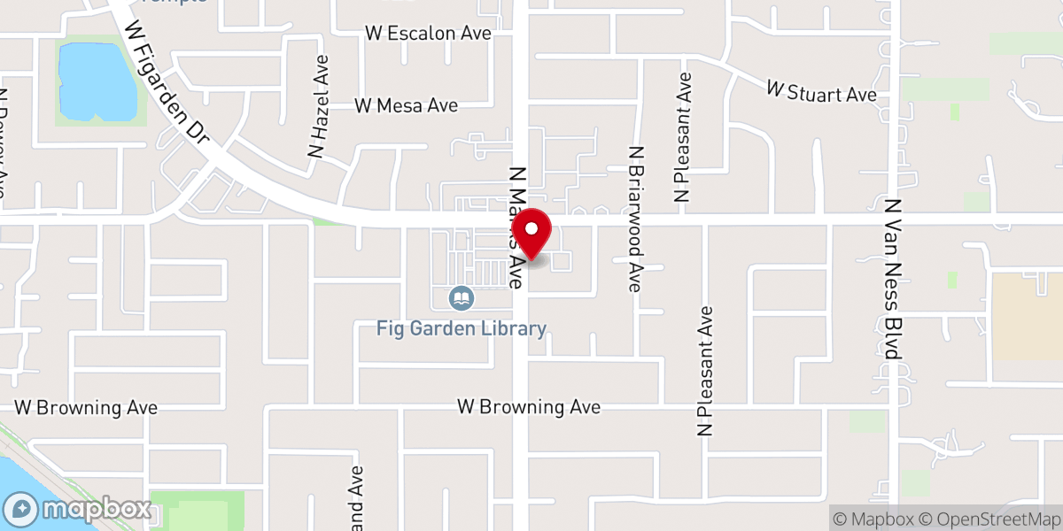 Map showing location of Champion Center Church