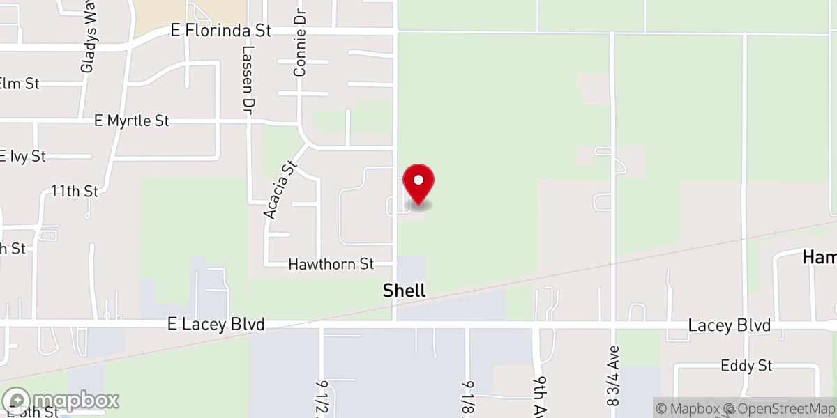 Map showing location of New Beginnings Assembly of God