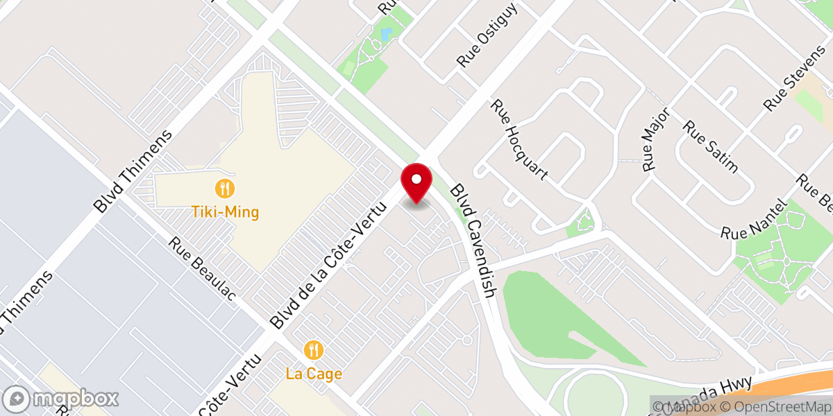 Map showing location of Bethel Baptist Church
