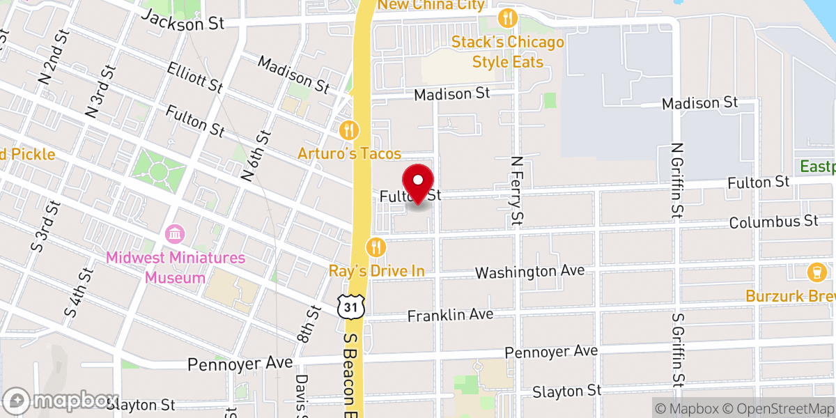 Map showing location of Saint Patrick Food Pantry (Love In Action)