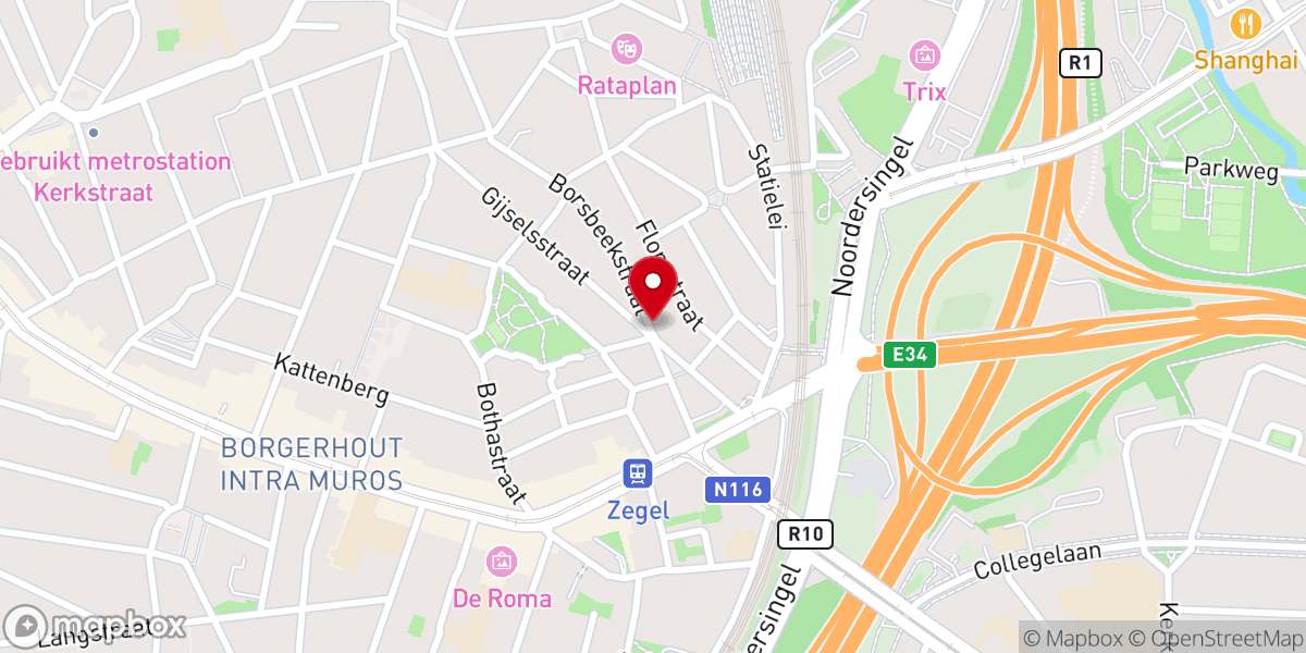 Map showing location of Église évangélique La Providence