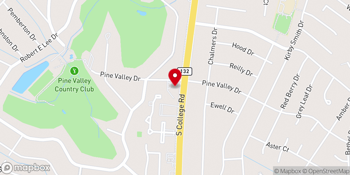 Map showing location of Messiah Lutheran Church