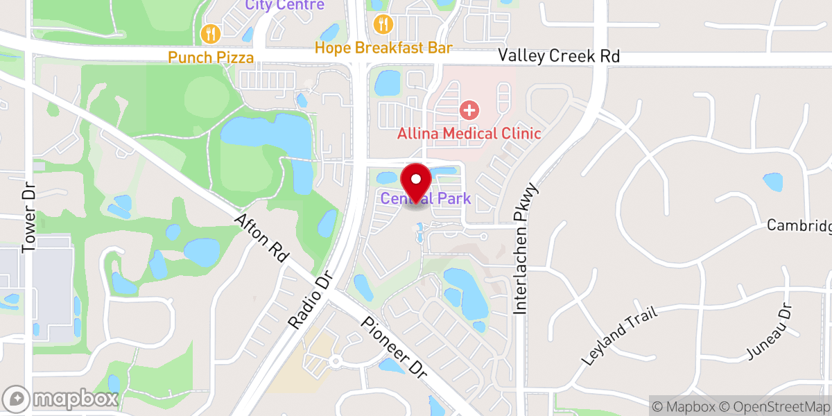 Map showing location of Liberty Church