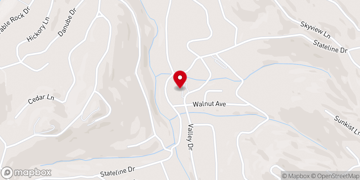 Map showing location of Holiday Island Presbyterian Church