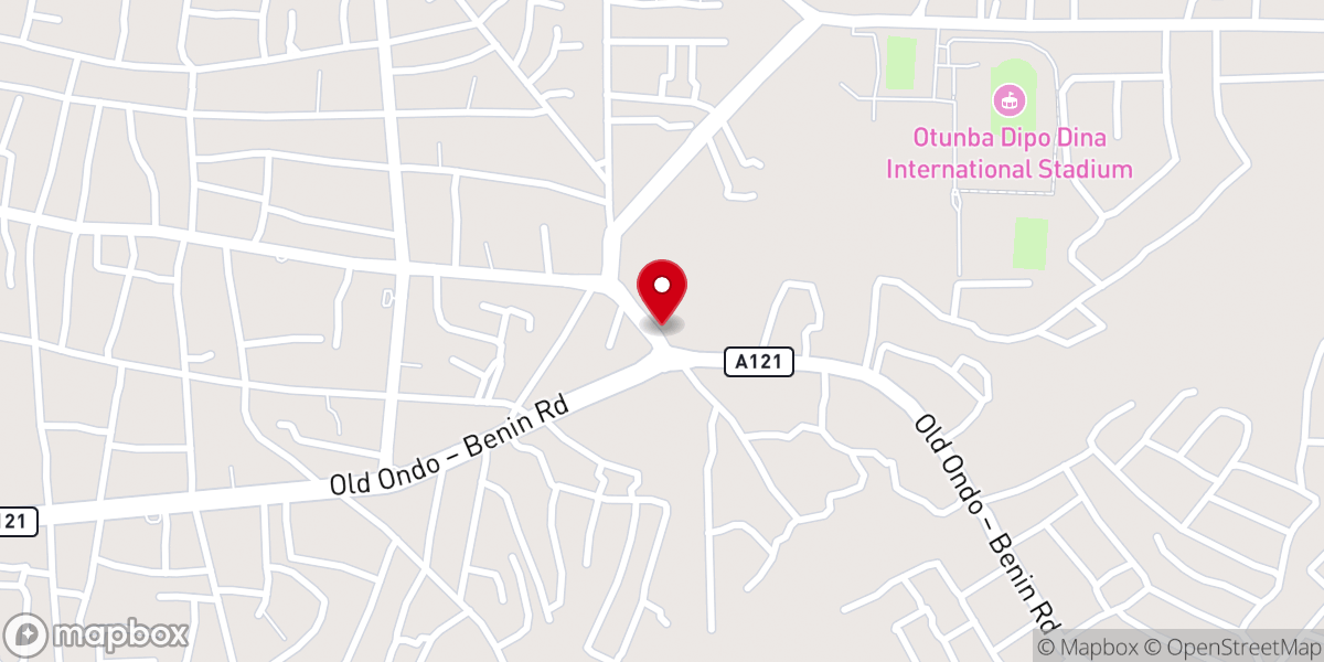 Map showing location of Our Lady of Apostle Secondary School (OLASS)