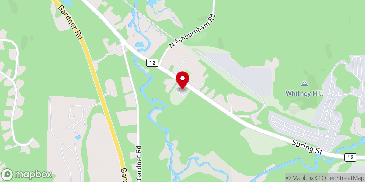 Map showing location of Bethany Bible Chapel