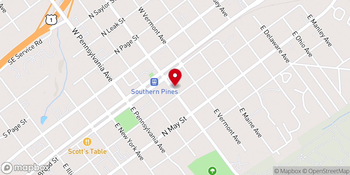 Map showing location of St Anthony of Padua Parish Offices
