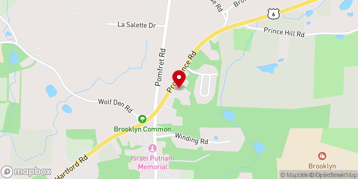 Map showing location of Our Lady of La Salette Church