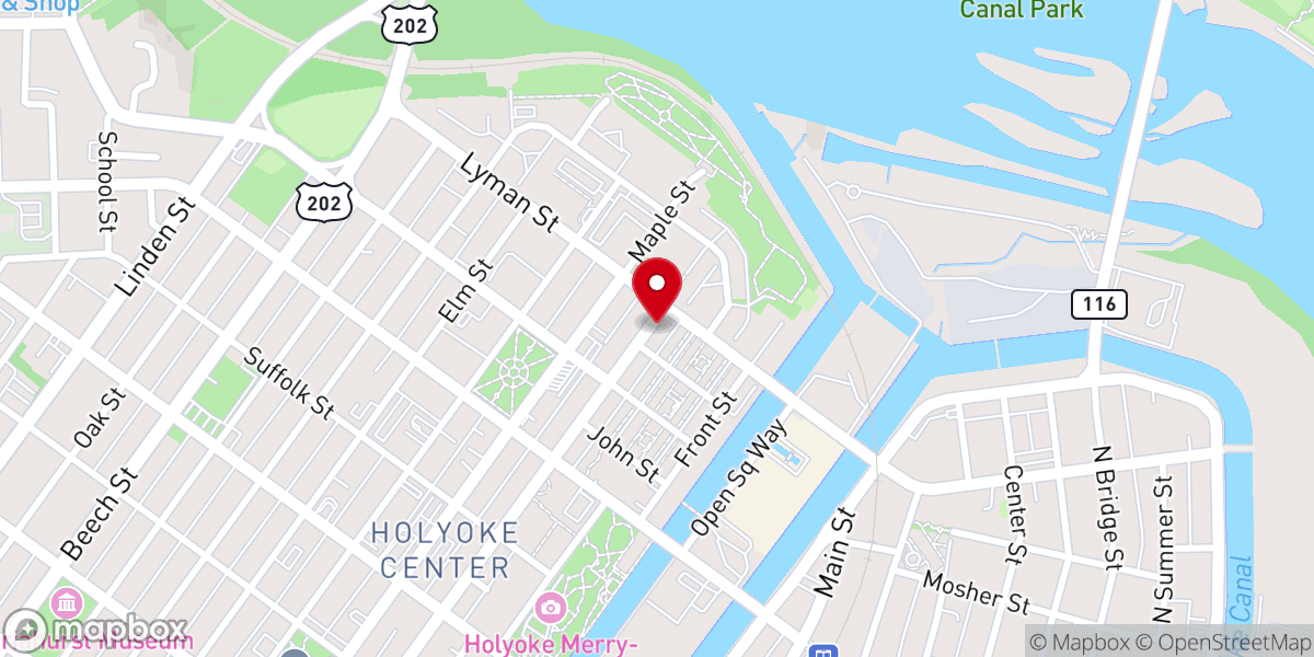 Map showing location of Iglesia de Dios Palabra de Vida