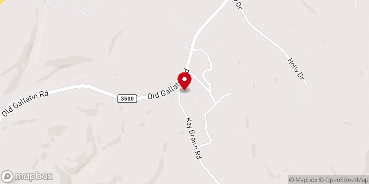 Map showing location of Mount Pleasant Church