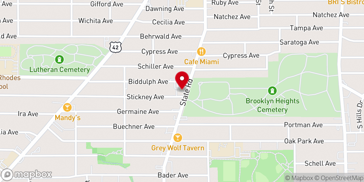 Map showing location of Dormition of the Mother of God Byzantine Catholic Church