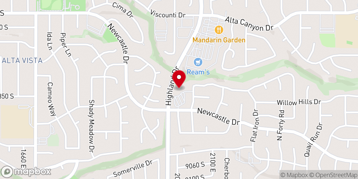 Map showing location of Community of Grace Presbyterian Church