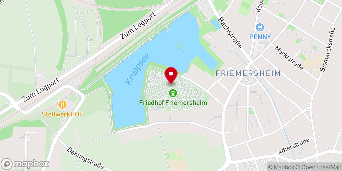 Map showing location of Kapelle Friemersheim