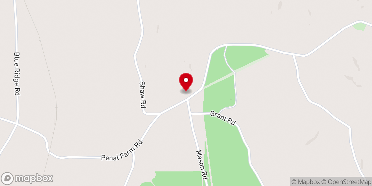 Map showing location of New Fellowship Church