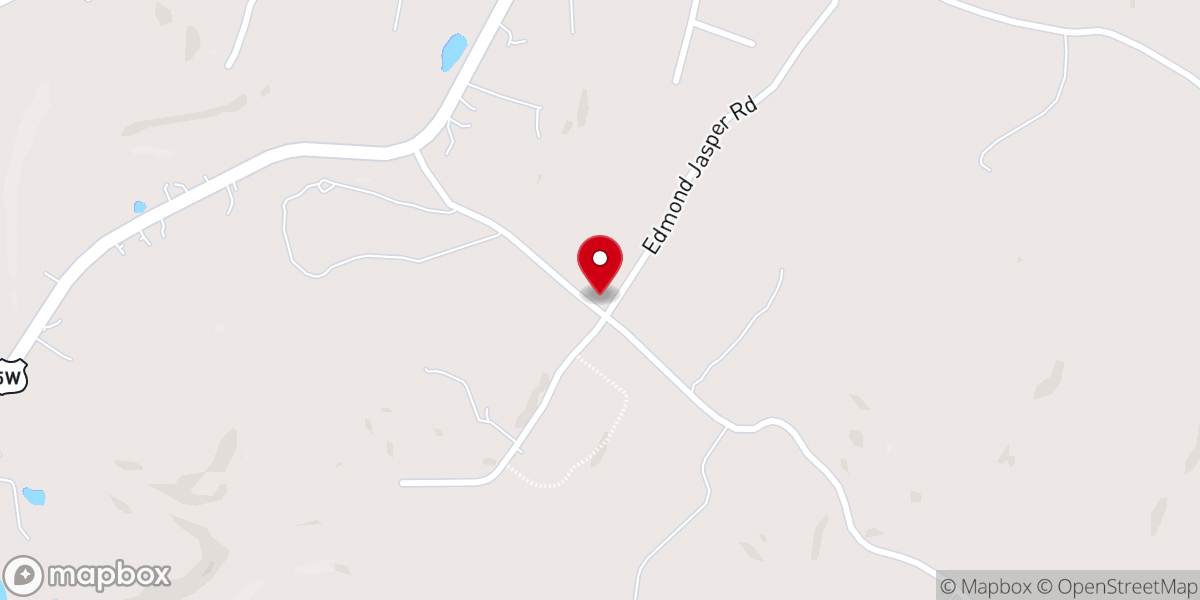 Map showing location of Mauney Chapel