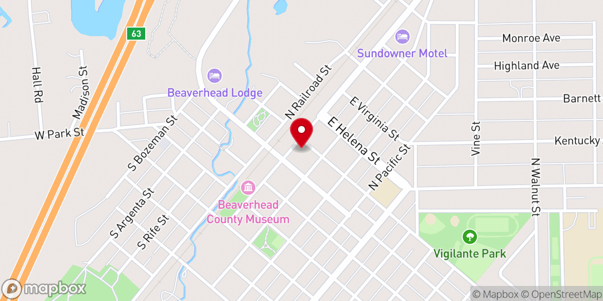 Map showing location of WayPoint Church MT Assemblies of God