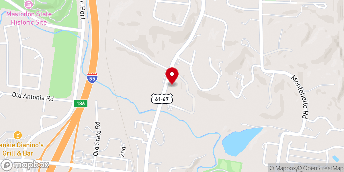 Map showing location of Family of Christ Lutheran Church