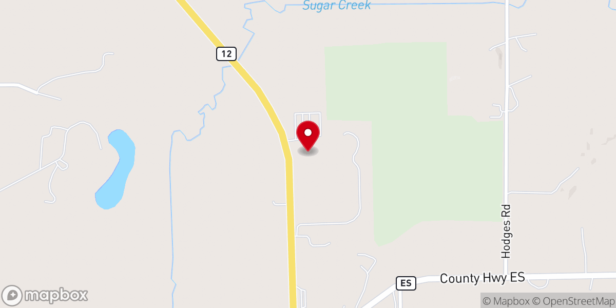 Map showing location of Southern Lakes Evangelical Free Church