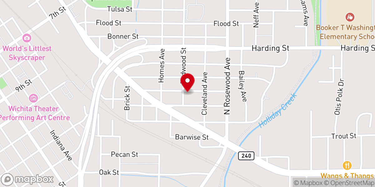 Map showing location of Welch St Church Christ Multi