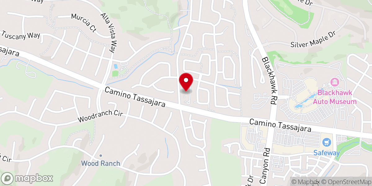 Map showing location of Peace Lutheran Church