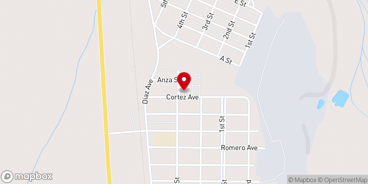 Map showing location of National Shrine of the Infant Jesus of Atocha