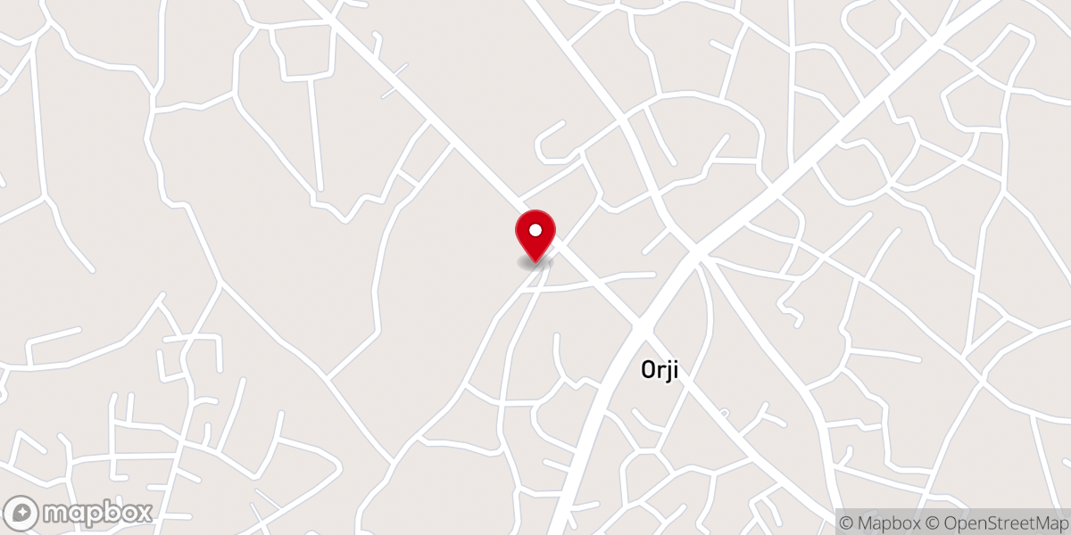 Map showing location of All Saints Anglican Church