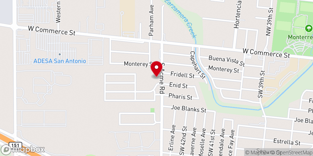 Map showing location of Bethel United Methodist Church