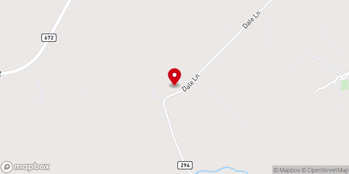 Map showing location of Caldwell County Cowboy Church