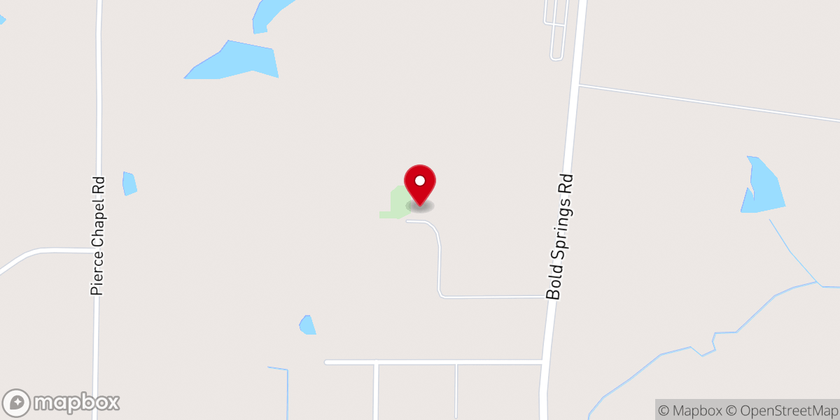 Map showing location of Mount Nebo Missionary Baptist Church