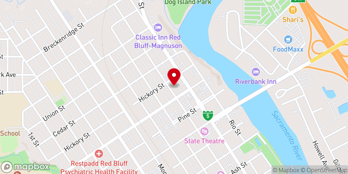 Map showing location of Zion Christian Ministries