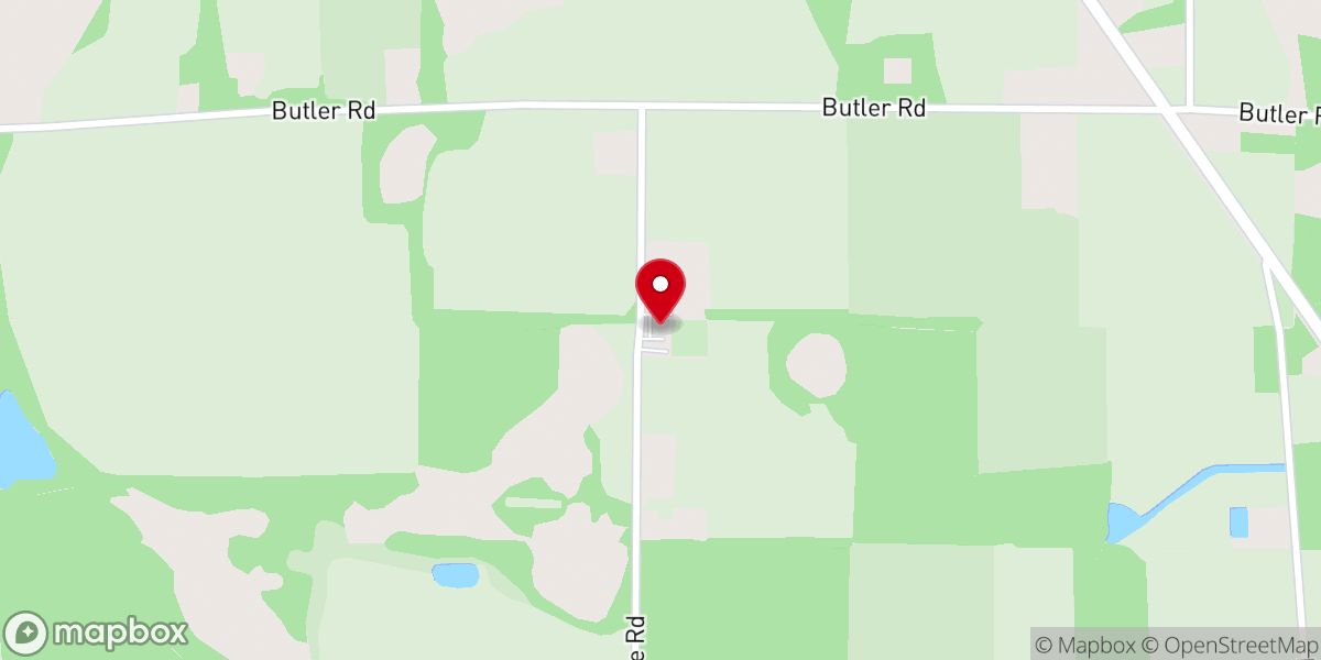 Map showing location of Cypress Grove Assembly of God