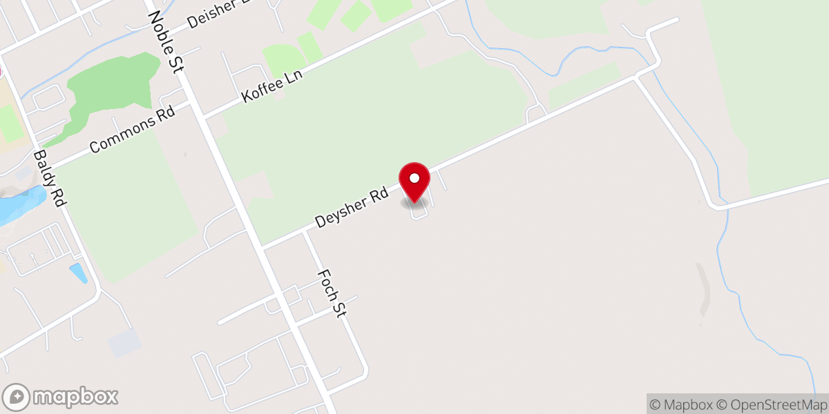 Map showing location of Old Order Church
