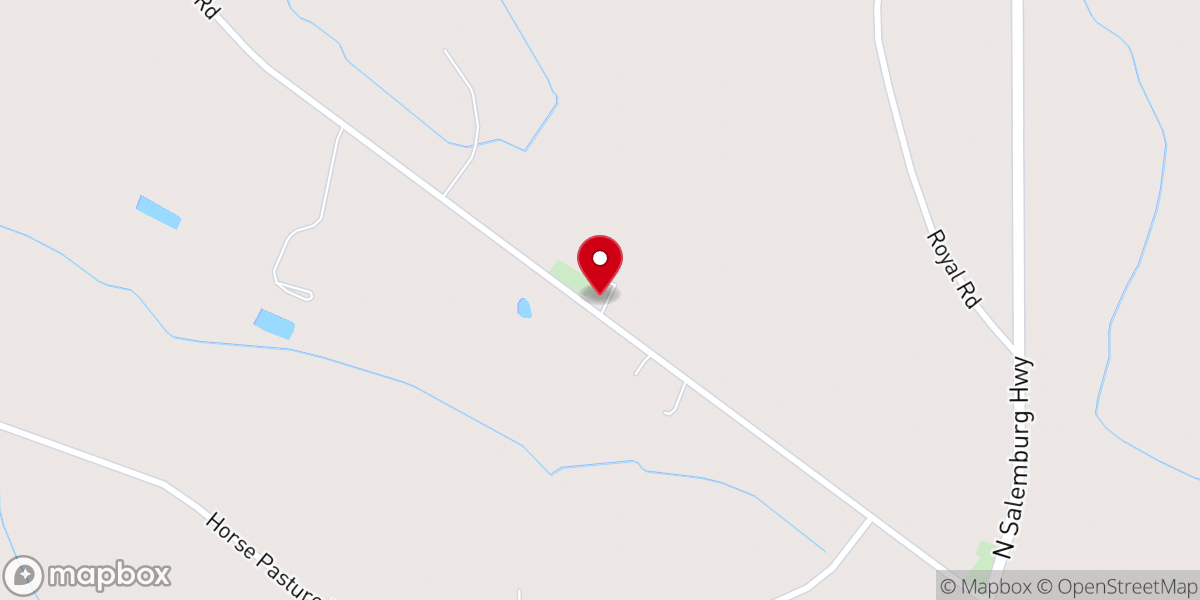 Map showing location of Calvary Tabernacle