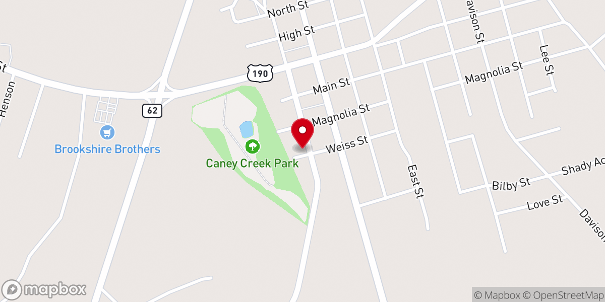 Map showing location of Newton Church of Christ
