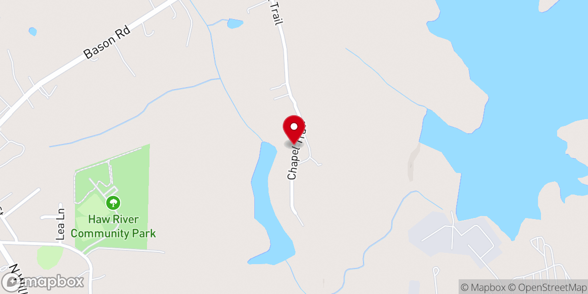 Map showing location of Camp Deer Lake