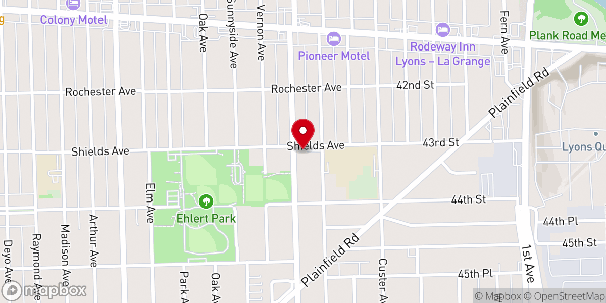 Map showing location of Revive Nations Center of Prayer
