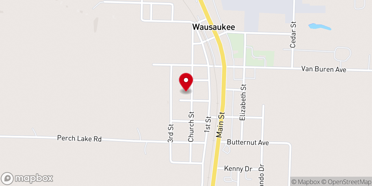 Map showing location of St Augustine Catholic Church