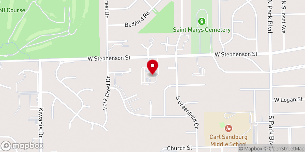 Map showing location of Park Hills Church - Freeport Campus