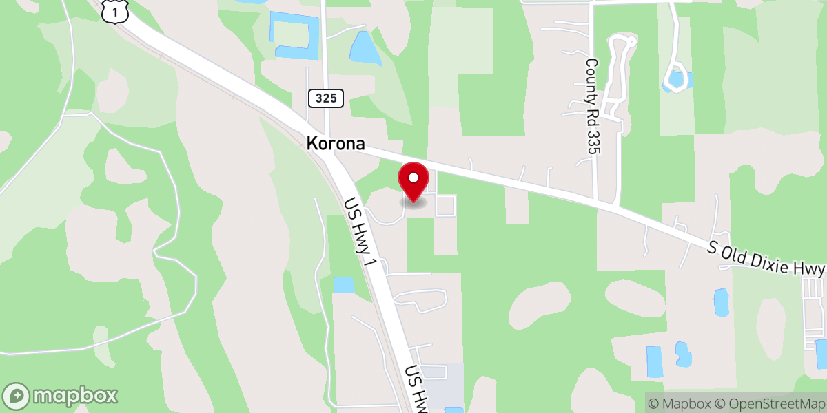 Map showing location of Old Wood Frame Church