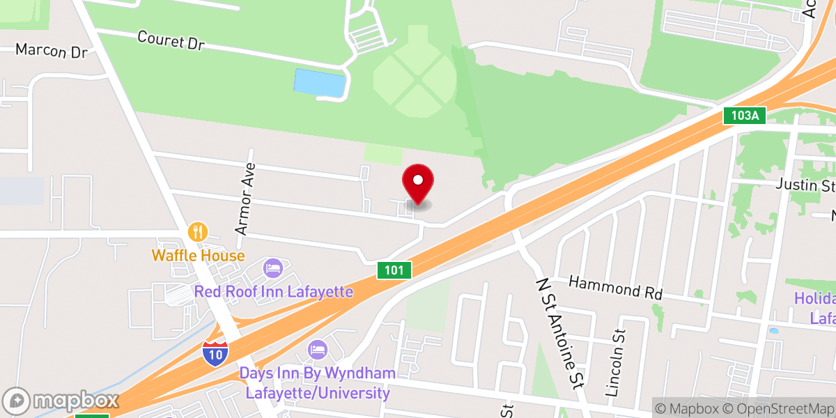 Map showing location of Christ Gospel Church