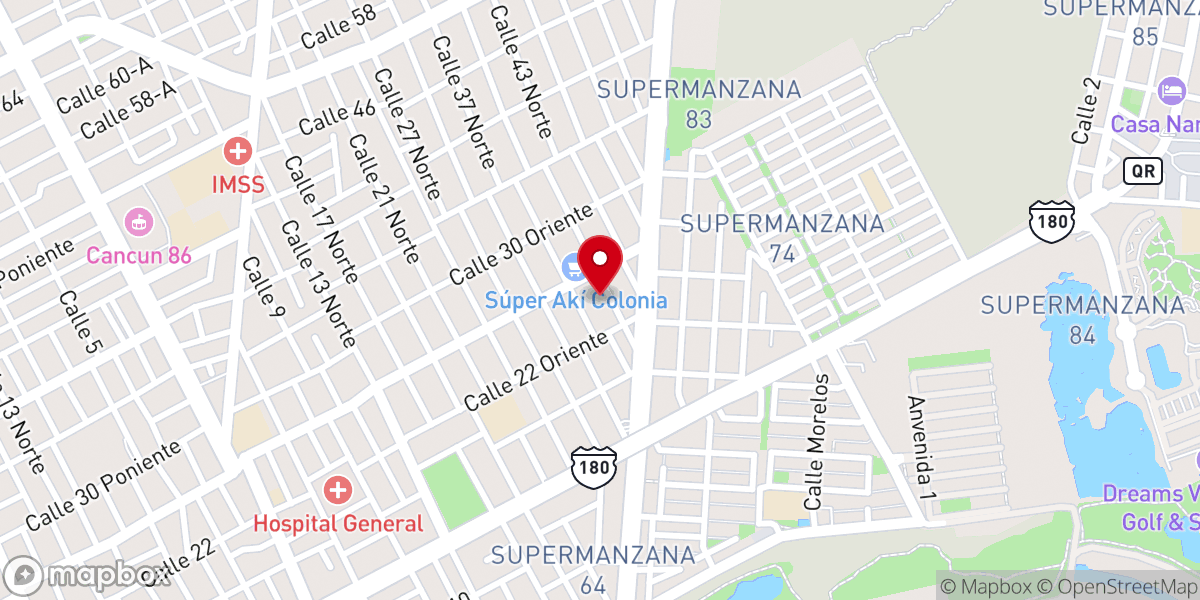 Map showing location of Iglesia Principe De Paz de las Asambleas de Dios