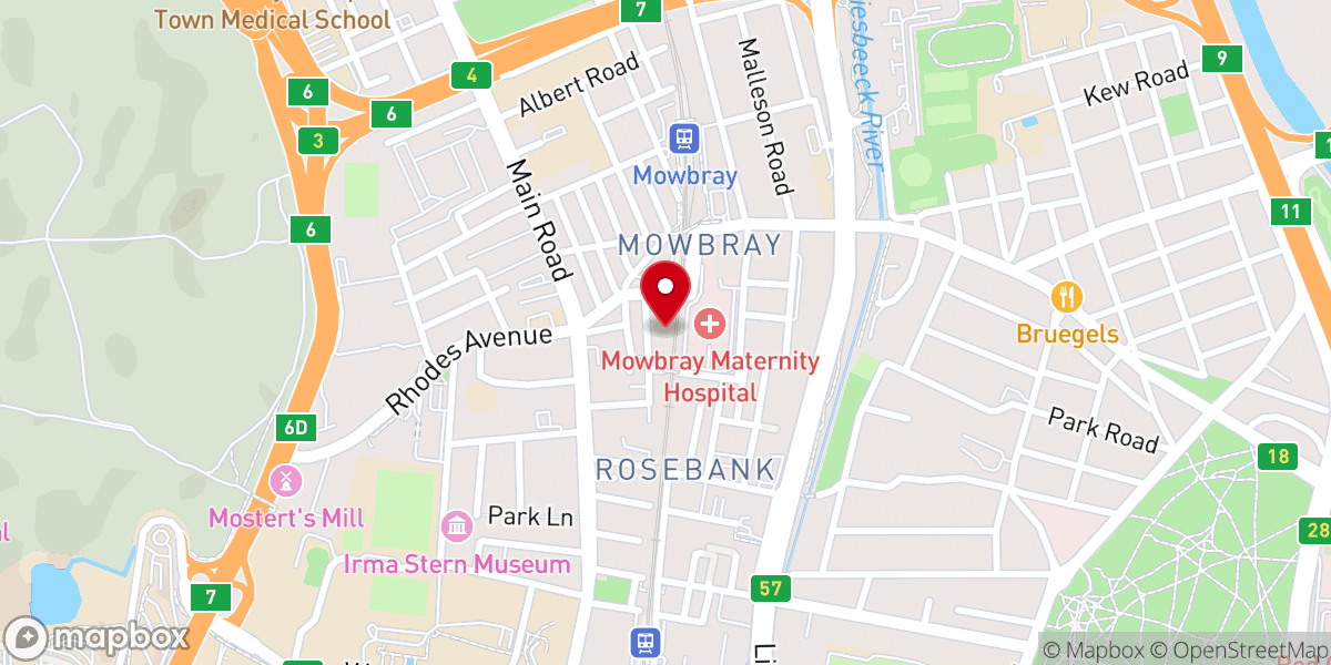 Map showing location of St Peter's Church