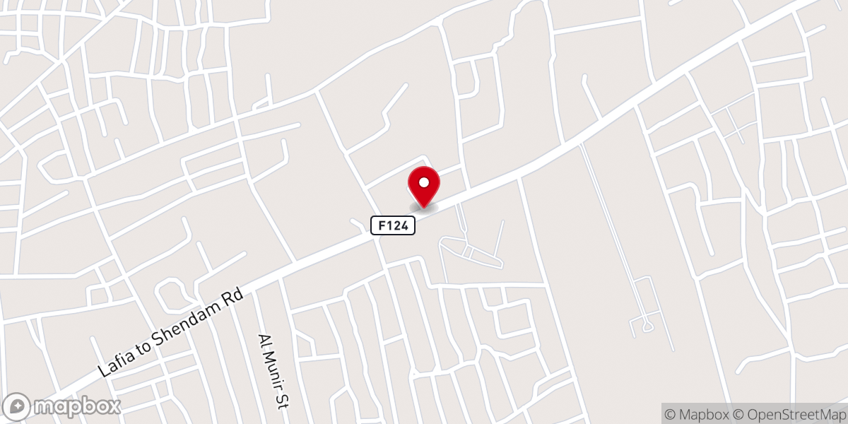 Map showing location of St. Charles Catholic church