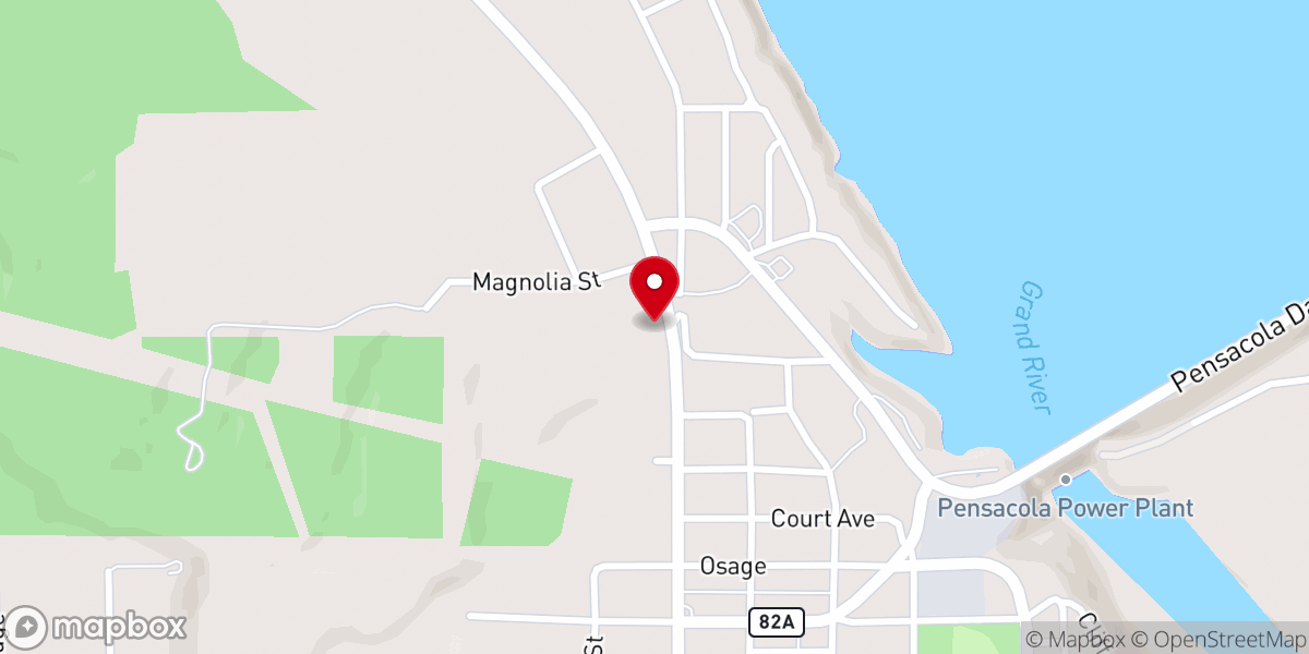 Map showing location of Grand Lake Community Ministry