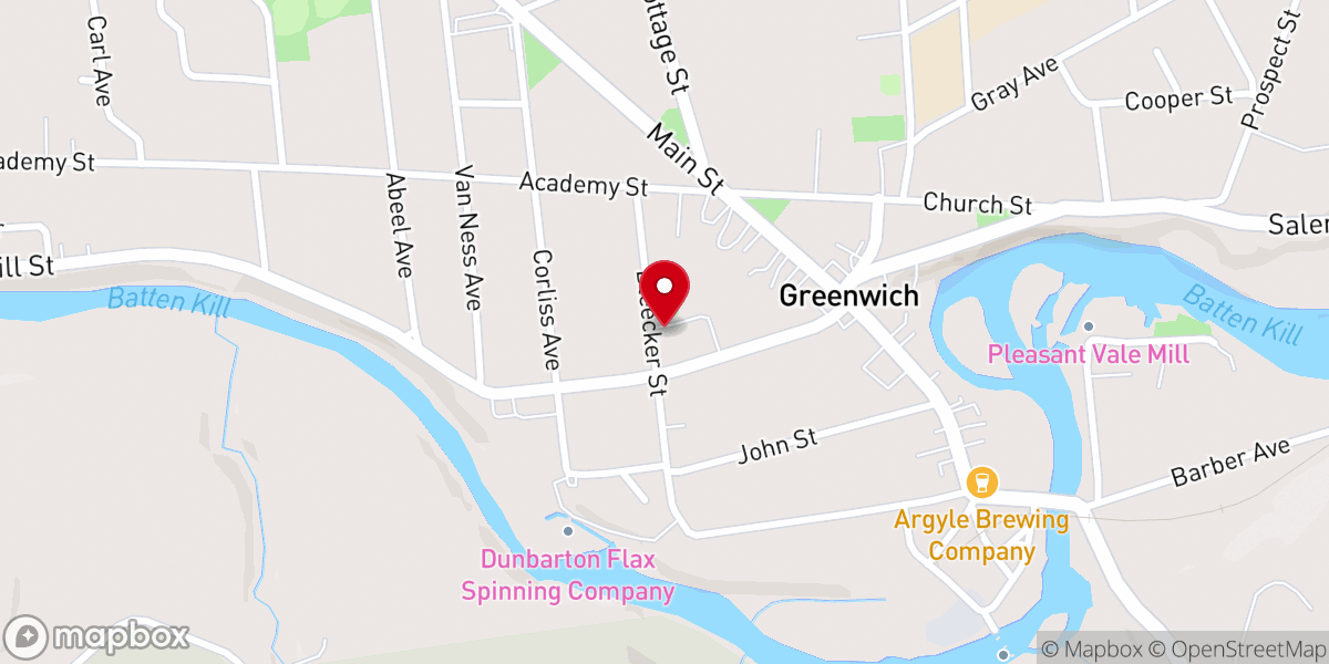 Map showing location of St. Joseph's Church Rectory