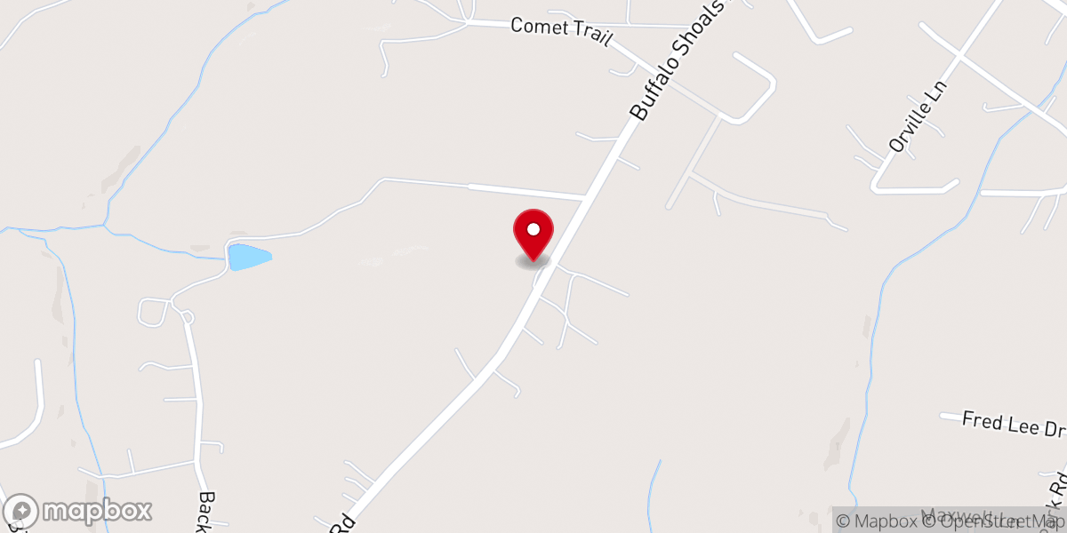 Map showing location of Pleasant Hill Primitive Baptist Church