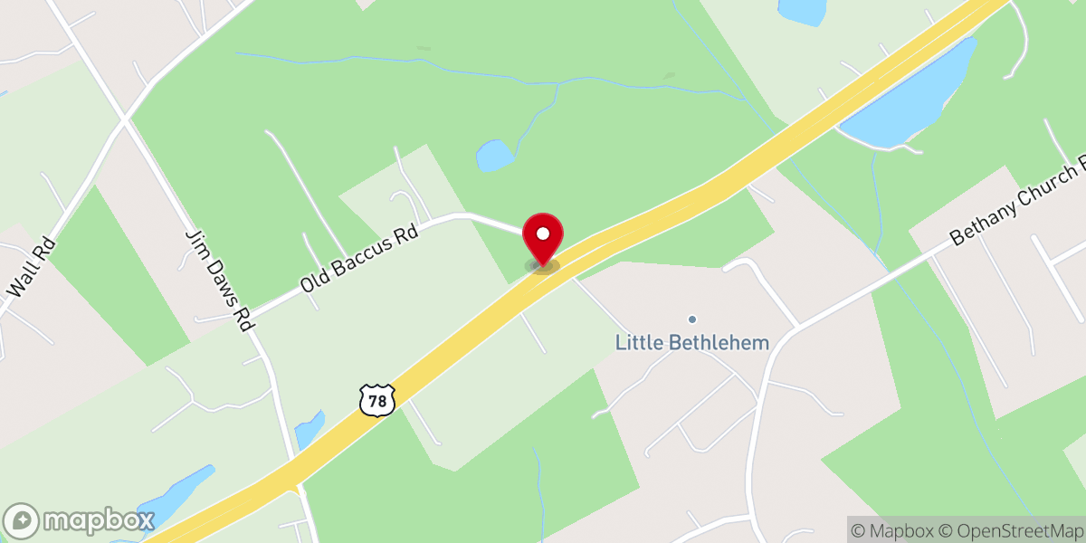 Map showing location of New Joy Church Of God In Christ