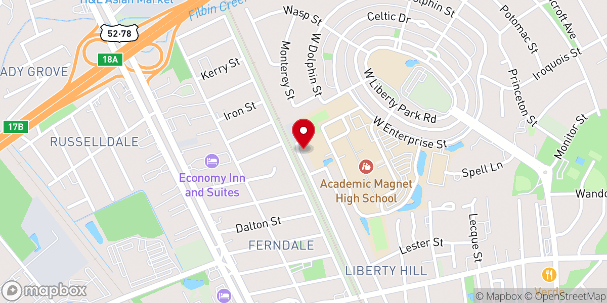 Map showing location of Rock of Truth Deliverence